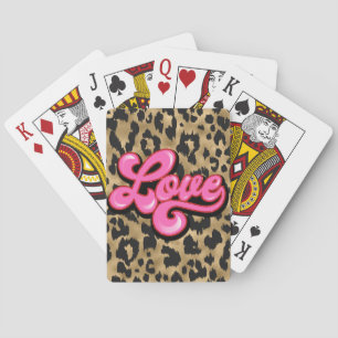 Jeu De Cartes Poster de animal Gold Love Jouer des cartes