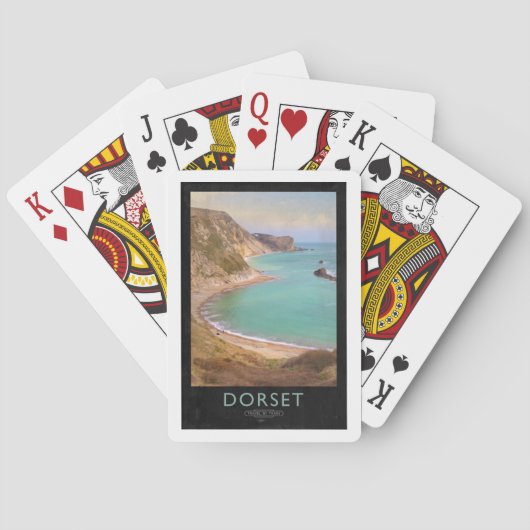 Jeu De Cartes Poster du Dorset Railway (dos)