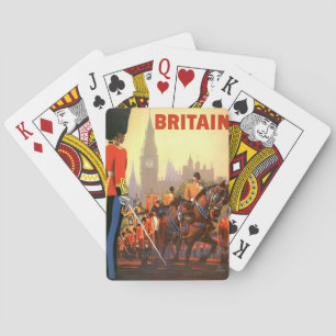 Jeu De Cartes Poster Vintage voyage, Garde royale britannique