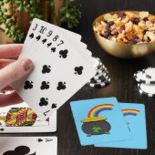 Jeu De Cartes Pot de dessin en or arc-en-ciel (In Situ)