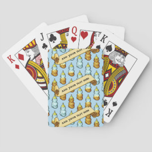 Jeu De Cartes Pot de miel ours drôle Bouteille Ajoutez votre pro