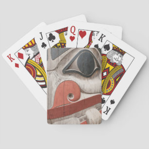 Jeu De Cartes Poteaux totémiques au Musée du centre du patrimoin