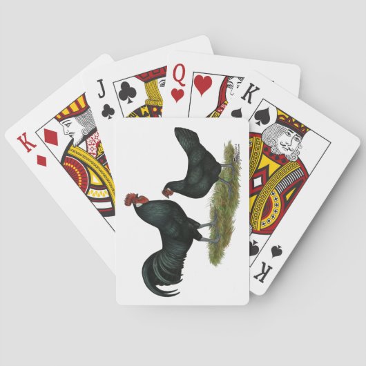 Jeu De Cartes Poulets Augsburger (dos)