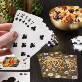 Jeu De Cartes Poulpe Machine de Style Steampunk Surréaliste Rétr (In Situ)