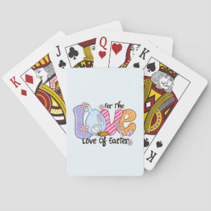 Jeu De Cartes Pour l'Amour de Pâques - Mignons lapins et oeufs
