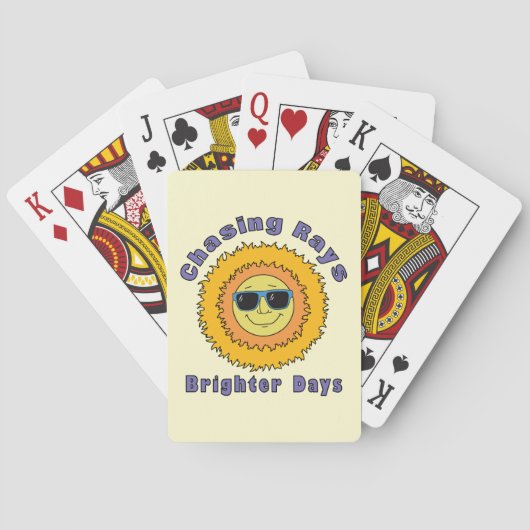 Jeu De Cartes Poursuivre les rayons (dos)