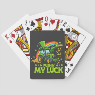 Jeu De Cartes Pousser ma chance Funny Excavateur St Patrick's Da