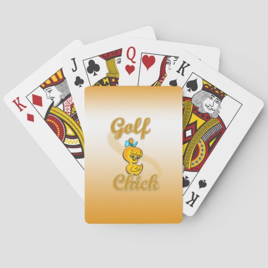 Jeu De Cartes Poussin de golf (dos)
