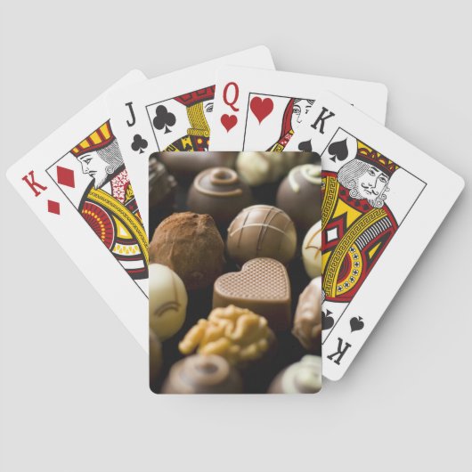 Jeu De Cartes Pralines délicieuses de chocolat (dos)