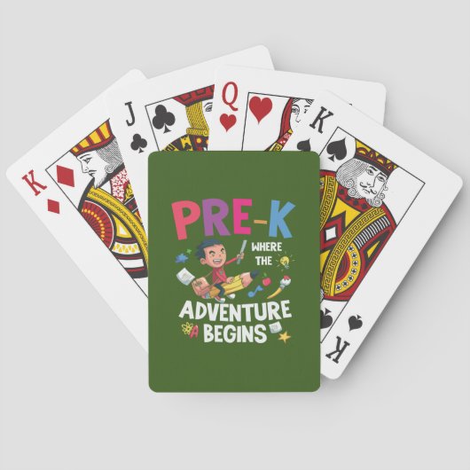 Jeu De Cartes Pre Kindergarten (dos)