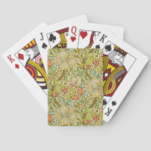 Jeu De Cartes Pré-raphate de William Morris Golden Lily Vintage