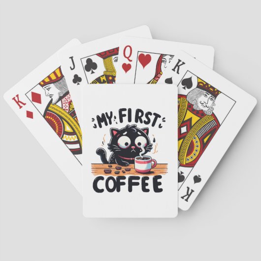 Jeu De Cartes Première aventure de café noir (dos)