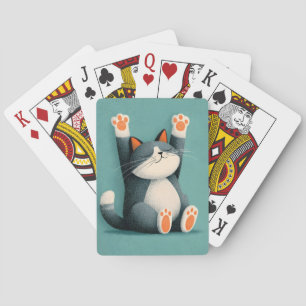 Jeu De Cartes Preneur de sieste professionnel Chat drôle endormi