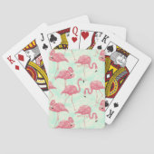 Jeu De Cartes Preppy Chic Elegant Pink Flamingo Motif (dos)