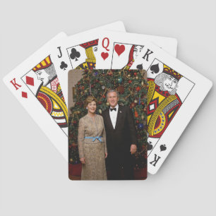 Jeu De Cartes Président George Bush, Laura Christmas Maison Blan