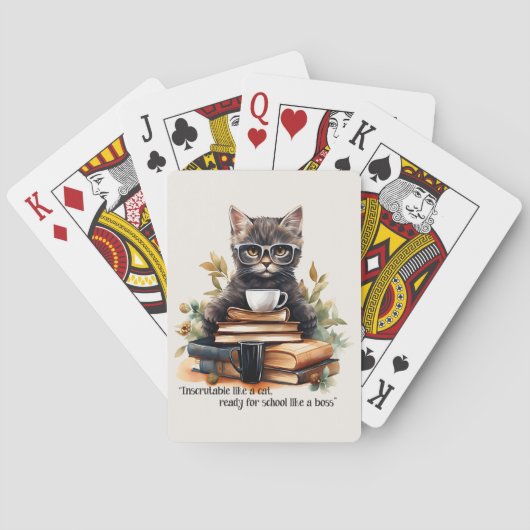 Jeu De Cartes Prêt Pour L'École Comme Un Patron (dos)