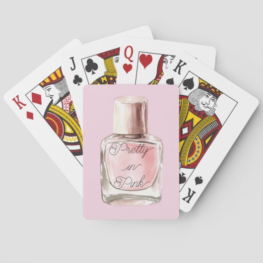 Jeu De Cartes Pretty in Pink Nail Polish (dos)