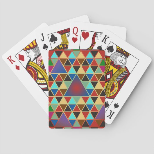 Jeu De Cartes Pretty triangle pattern III + your ideas (dos)