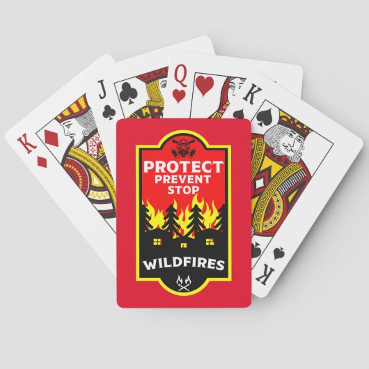 Jeu De Cartes Prévention des incendies de forêt (dos)