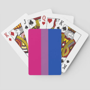 Jeu De Cartes Pride bisexuelle (Bi Drapeau)