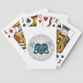 Jeu De Cartes Prière en larmes Cœur Minimaliste Spirituel (dos)