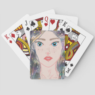 Jeu De Cartes Princesse cosmique jouant aux cartes