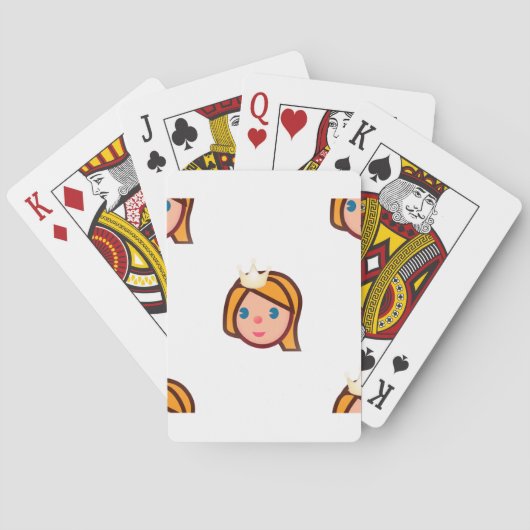 Jeu De Cartes princesse emoji (dos)