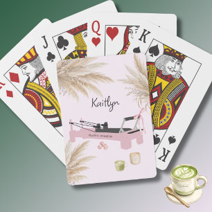 Jeu De Cartes Princesse Pilates Rose Reformer & Matcha