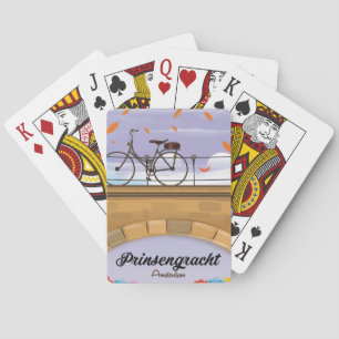 Jeu De Cartes Prinsengracht, Canal Amsterdam poster Voyage
