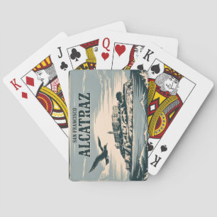 Jeu De Cartes Prison de l'Île d'Alcatraz San Francisco Voyage Ré