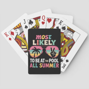 Jeu De Cartes Prof le plus susceptible de passer l'été à la pisc