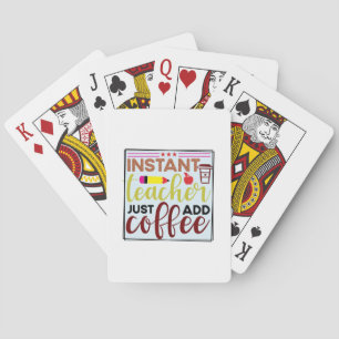 Jeu De Cartes Professeur Cadeaux Teaccher Instantané Juste Ajo