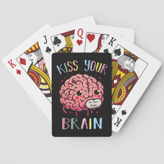 Jeu De Cartes Professeur Kiss Your Brain (dos)
