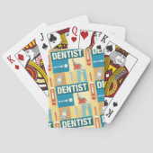 Jeu De Cartes Professionnel Dentiste Iconique Conçu (dos)