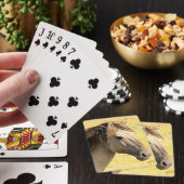 Jeu De Cartes Profil du cheval beige (In Situ)