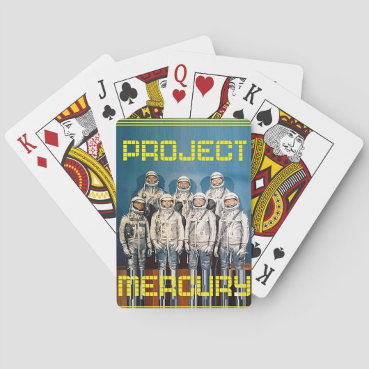 Jeu De Cartes Projet NASA Mercury (dos)