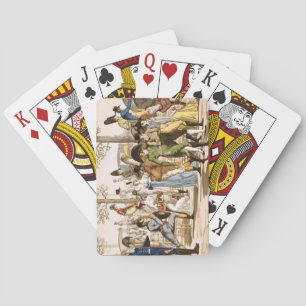 Jeu De Cartes Promenade à Longchamps, 1802 (gravure)