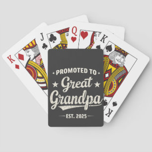 Jeu De Cartes Promoté pour le cadeau de famille Great Grand-père