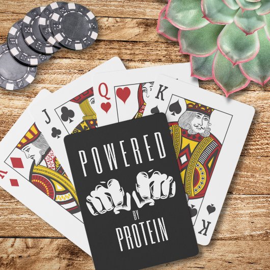 Jeu De Cartes Propulsé Par Protein Stylish Black