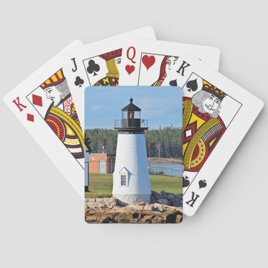 Jeu De Cartes Prospect Harbour Lighthouse, Maine Jouer Cartes (dos)