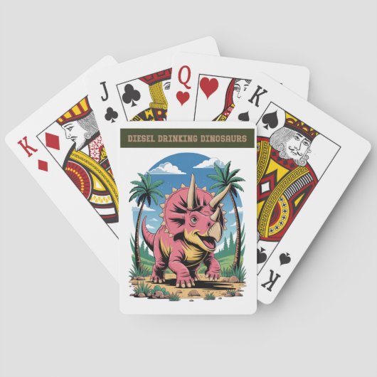 Jeu De Cartes Protoceratops excités (dos)