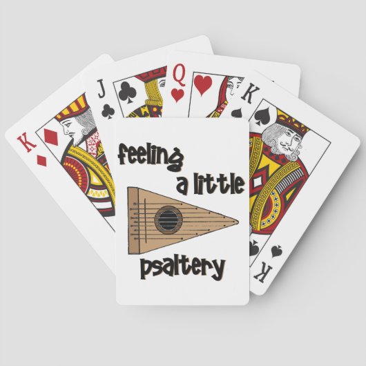 Jeu De Cartes Psaltérion émouvant (dos)