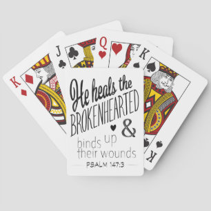 Jeu De Cartes Psaume 147:3 Il guérit les âmes brisées
