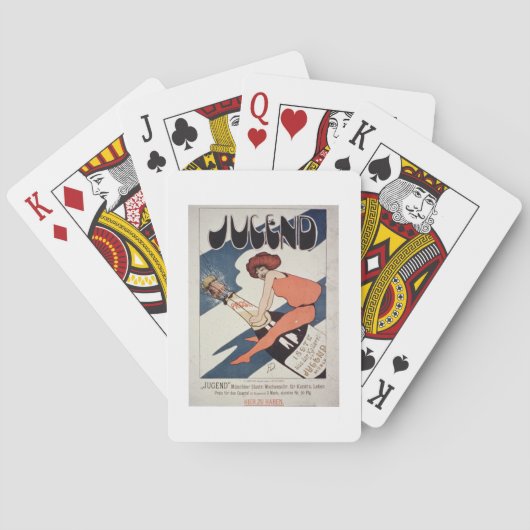Jeu De Cartes Publicité par affichage 'Jugend, magnétique (dos)