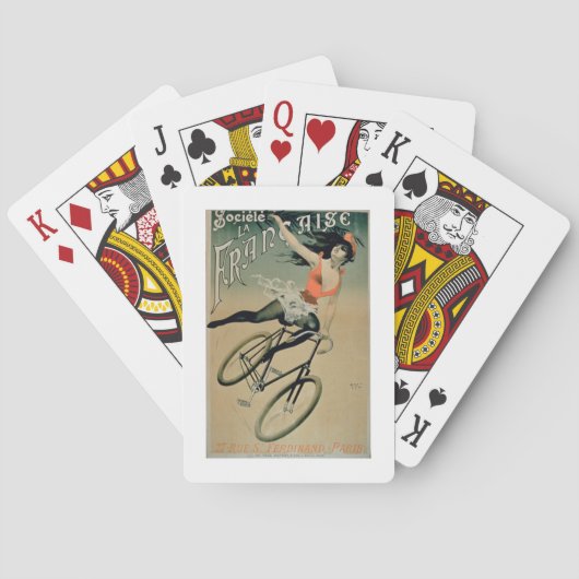 Jeu De Cartes Publicité par affichage "La Francaise de Societe", (dos)