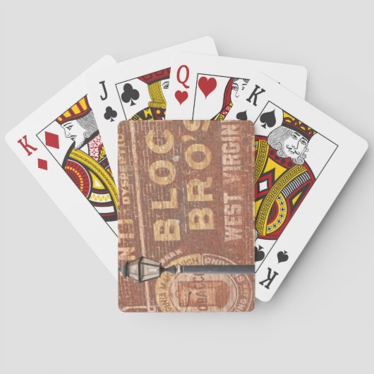 Jeu De Cartes Publicité sur le côté de l'immeuble (dos)