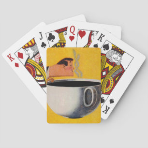 Jeu De Cartes Publicité vintage sur le café