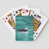 Jeu De Cartes Puffin Dans La Baie De Résurrection, Alaska (dos)