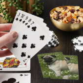 Jeu De Cartes Pug playing (In Situ)