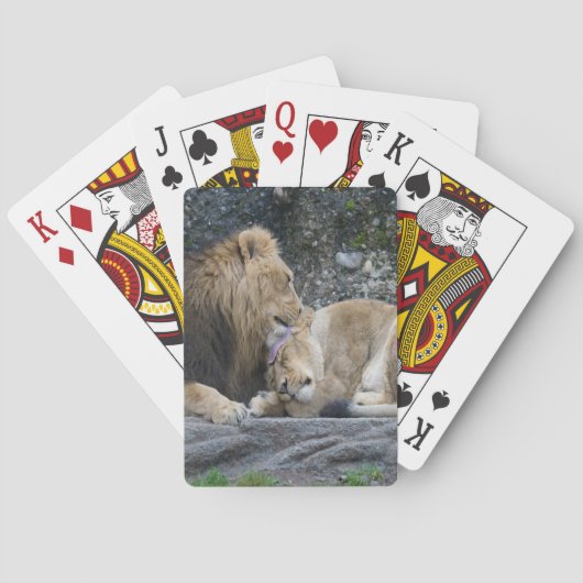 Jeu De Cartes Puissant amour Lion (dos)